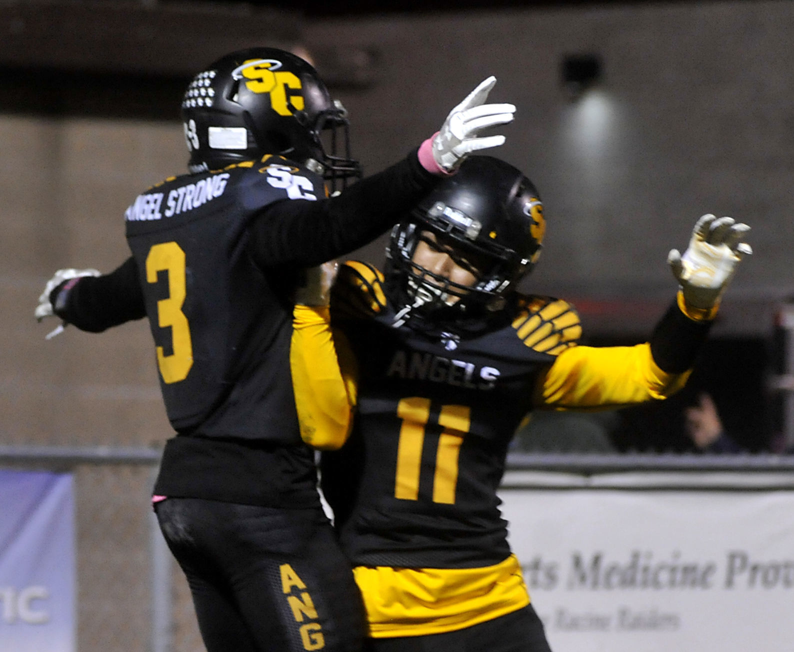 St. Catherine's 41, St. Joseph 7